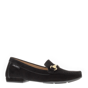 Calliope Black Leather Snaffle Loafers